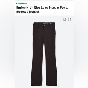 Black trouser pants